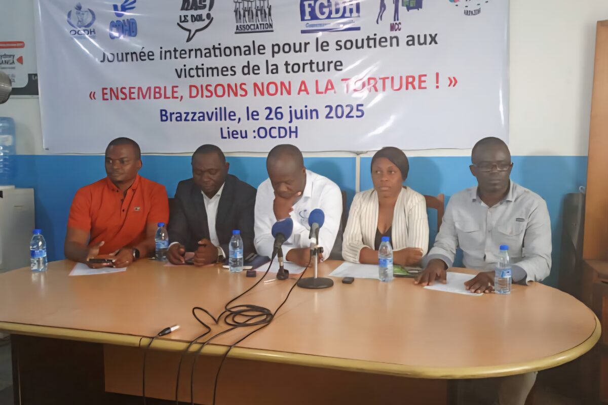 DES ONG EXIGENT UNE LOI CONTRE LA TORTURE EN RÉPUBLIQUE DU CONGO