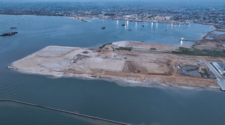 CONGO TERMINAL TERMINE LE REMBLAI DU MÔLE EST À POINTE-NOIRE
