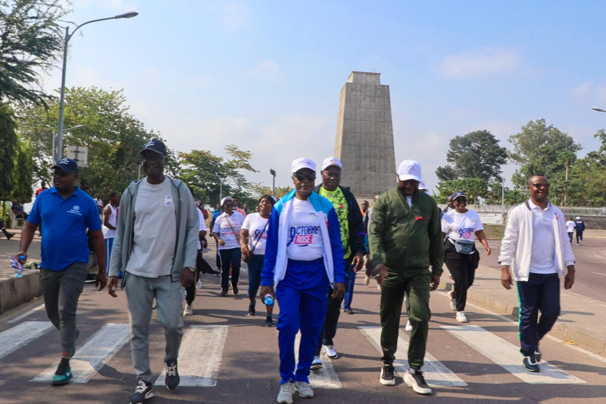 OCTOBRE ROSE : LE CONGO MARCHE CONTRE LE CANCER AVEC L’APPUI DE L’OMS