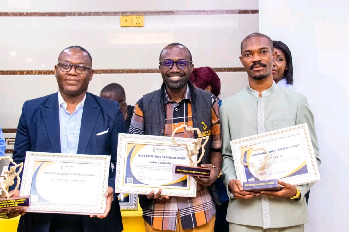 L’ONG BUTTERFLY SACRÉE “LEADER DU CONGO” AU PRIX D’EXCELLENCE 2025