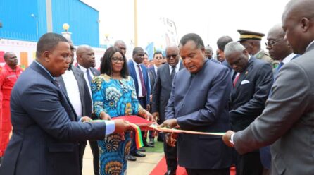 DÉNIS SASSOU N’GUESSO INAUGURE L’USINE DE VALORISATION DU GAZ ASSOCIÉ