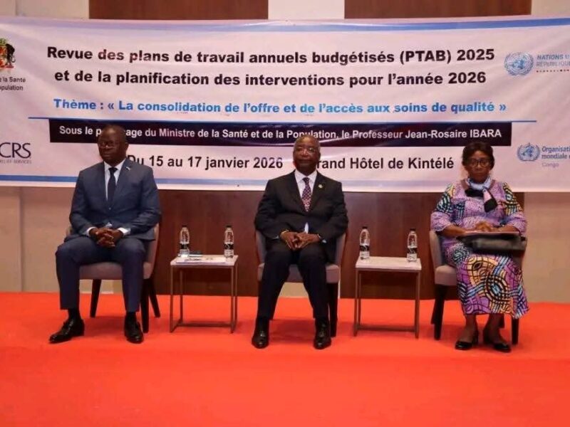 SANTÉ : LE CONGO ACCÉLÈRE LA CONSOLIDATION DE L’OFFRE DE SOINS