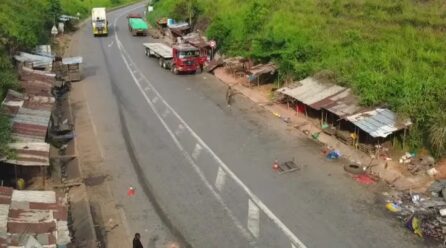 POOL : LA VIE REPREND À MINDOULI APRÈS UN INCIDENT ARMÉ SUR LA RN1<br>