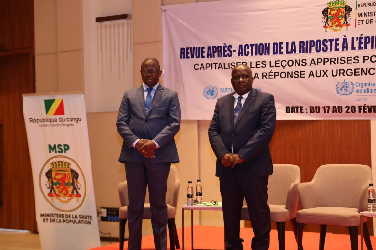 L’OMS SALUE LA RIPOSTE DU CONGO ET APPELLE À DES RÉFORMES DURABLES