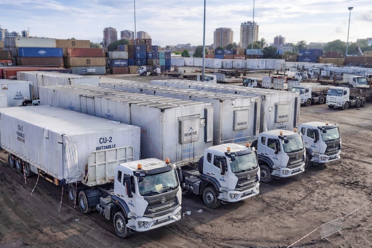 AGL CONGO RÉUSSIT LE TRANSPORT DE 19 MODULES HORS GABARIT ENTRE POINTE-NOIRE ET BRAZZAVILLE