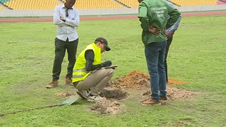 LE CONGO LANCE LE DIAGNOSTIC DES INFRASTRUCTURES SPORTIVES DU COMPLEXE DE KINTÉLÉ