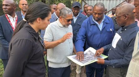 LE CONGO ET LA BADEA EN VISITE DES CHANTIERS