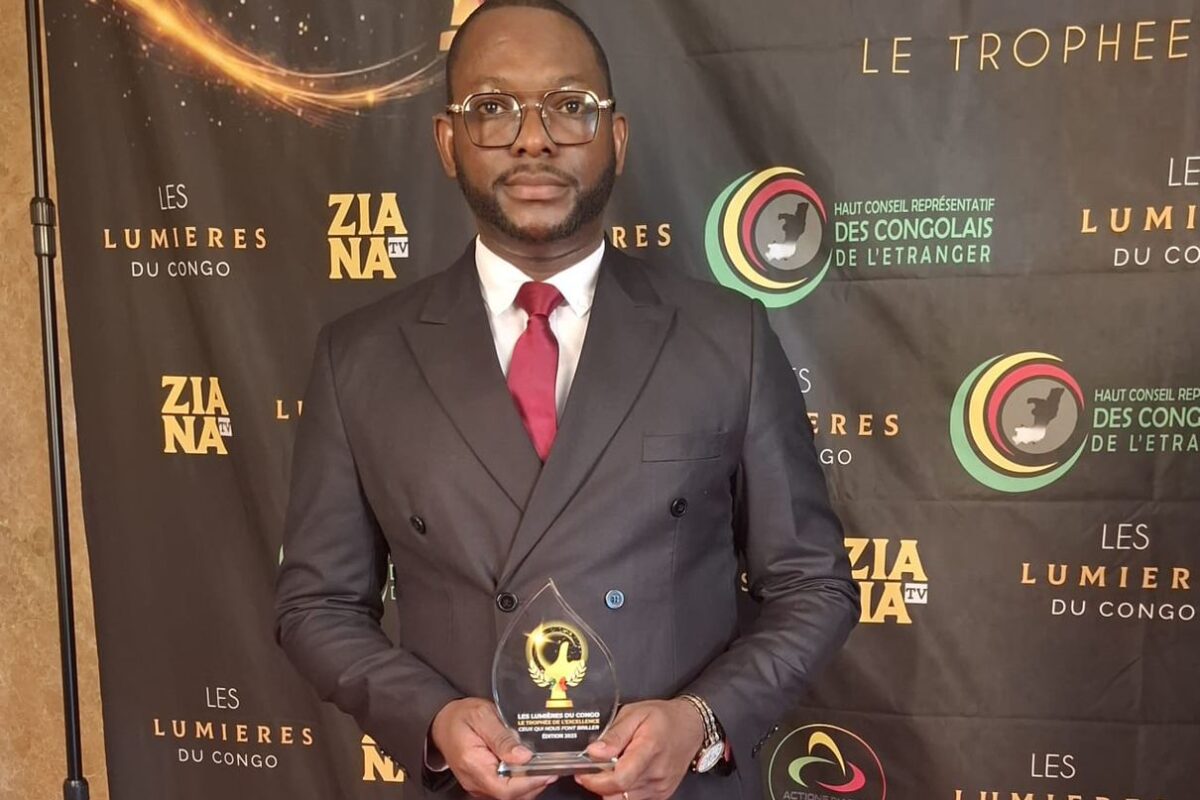 LUMIÈRES DU CONGO : DESTIN GAVET DÉDIE SON PRIX À L’UNITÉ NATIONALE ET À LA JEUNESSE