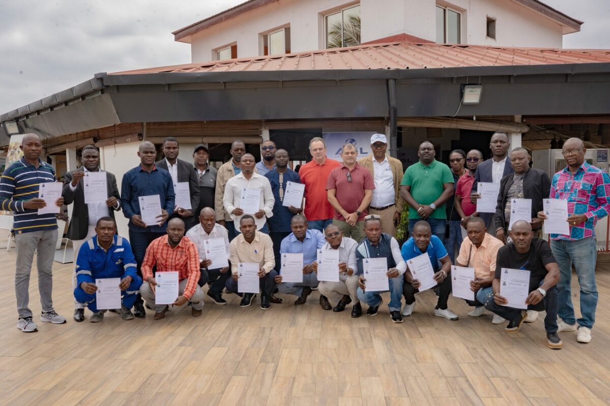 AGL CONGO RENFORCE LES COMPÉTENCES DE SES ÉQUIPES AVEC LA CERTIFICATION CACES® R483