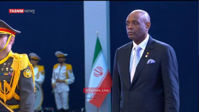 CONSTANT SERGE BOUNDA PORTE LE MESSAGE DE COMPASSION DE DENIS SASSOU NGUESSO EN IRAN